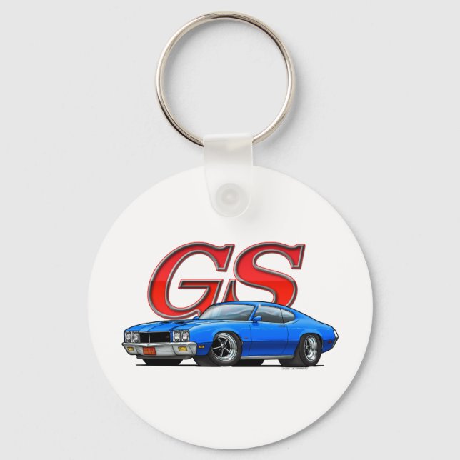 BuickGS_blue Keychain (Front)