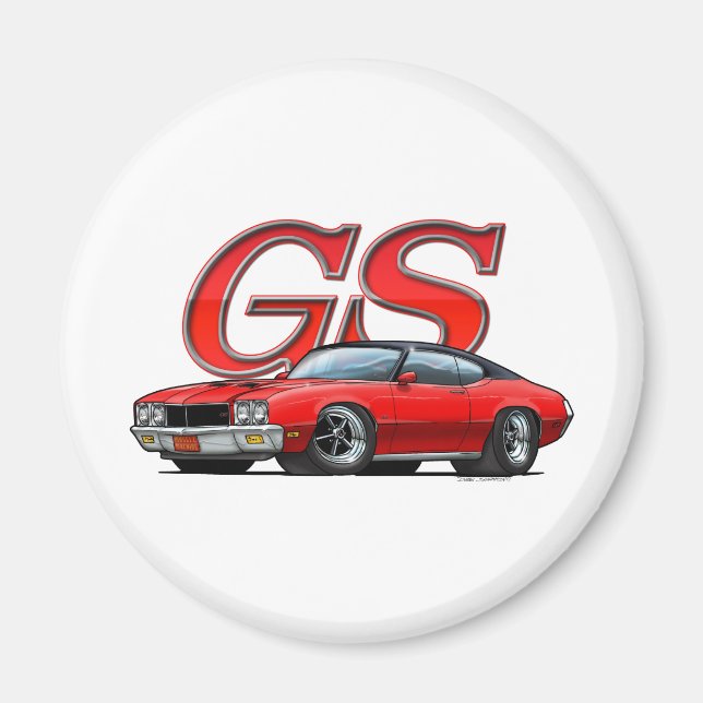 BuickGS_RedVB Magnet (Front)