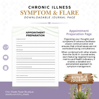 Build-A-Journal Chronic Illness Symptoms & Flares Poster