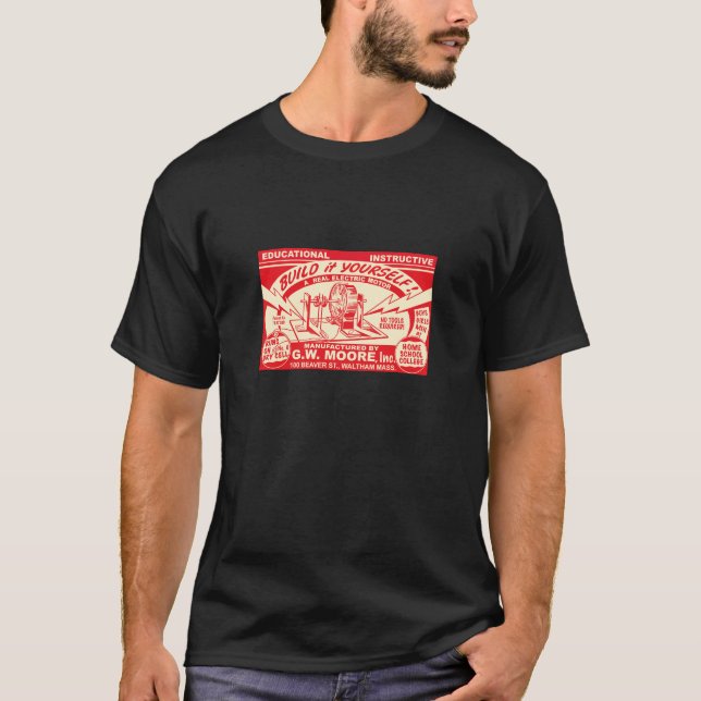 Build A Real Electric Motor T-Shirt (Front)
