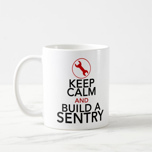 Build a sentry coffee mug (Left)