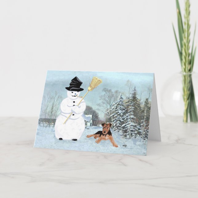Build a Snowman Holiday Card (Front)
