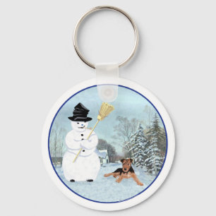 Build a Snowman Keychain