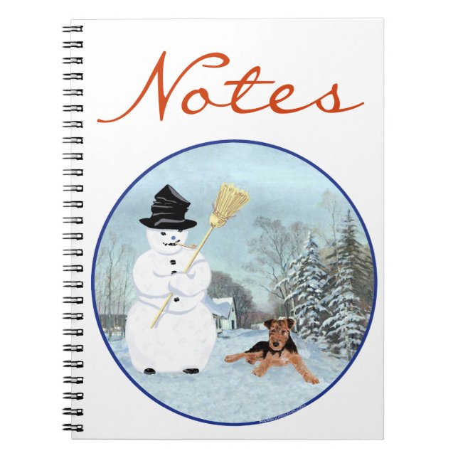 Build a Snowman Notebook (Front)