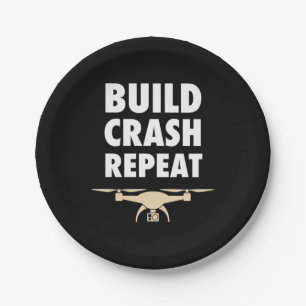 Build Crash Repeat Drone Paper Plate