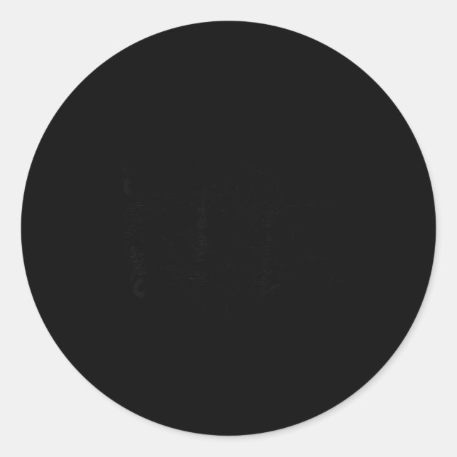 Build Dams Don't Give Them Funny Design  Classic Round Sticker (Front)