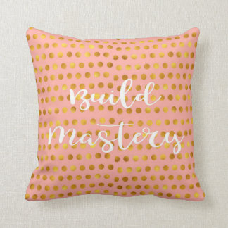 Build Mastery Throw Pillow