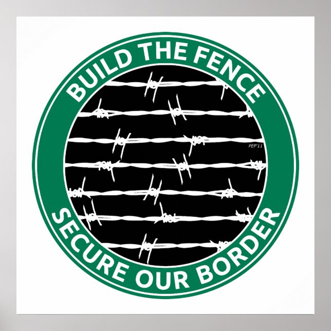 Build The Fence Poster (Front)