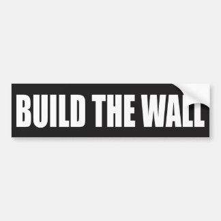 "BUILD THE WALL" BUMPER STICKER