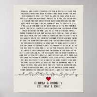 Build this love from the ground up wedding anniver