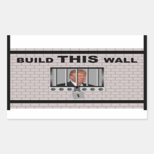 Build THIS wall / Anti Trump, Sticker