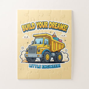 Build Your Dreams! Little Engineer - Cheerful Jigsaw Puzzle