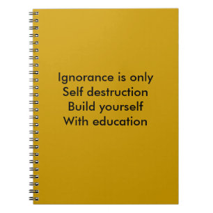 Build yourself notebook