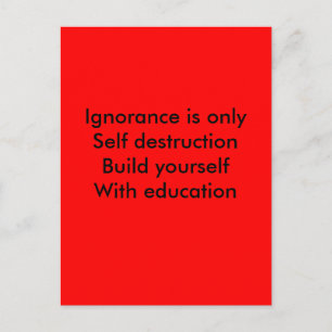 Build yourself postcard
