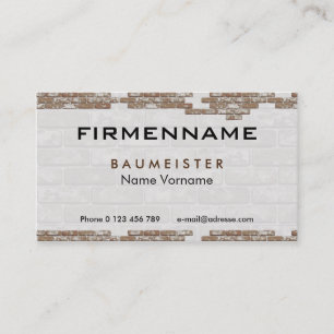 builder business card