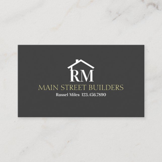 Builder Construction Card (Front)