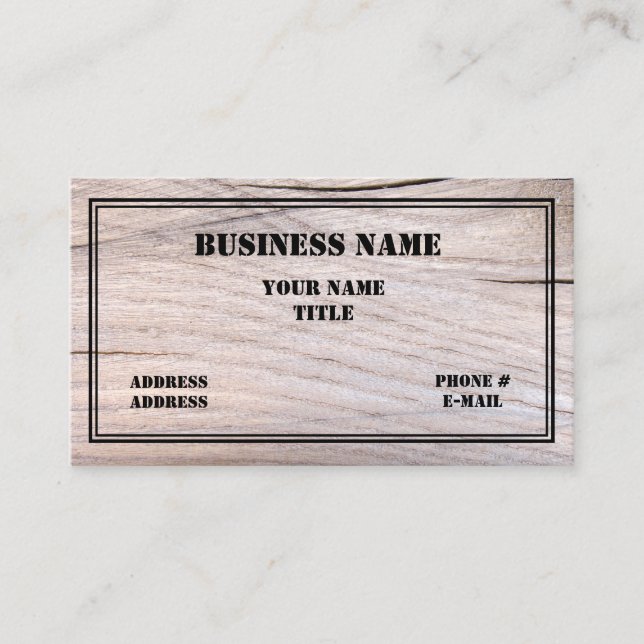 Builder & Construction Design Business Card (Front)