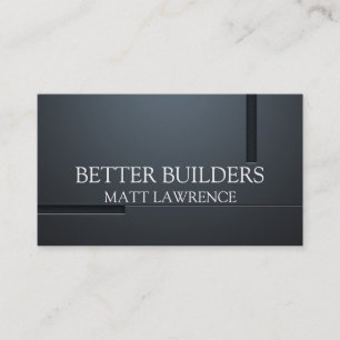 Builder General Contractor Construction Business Card