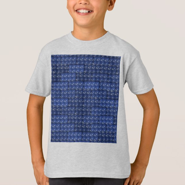 Builder's Bricks - Blue T-Shirt (Front)