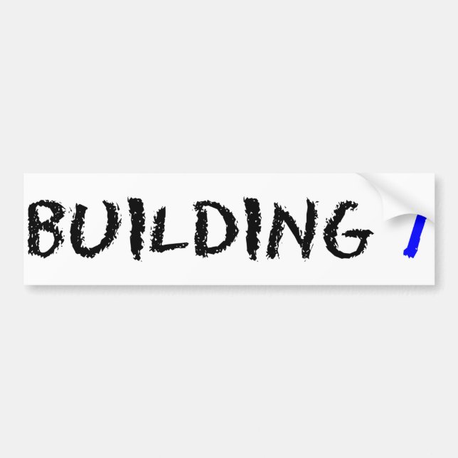 BUILDING 7 BUMPER STICKER (Front)