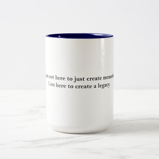 Building a Legacy Two-Tone Coffee Mug (Center)