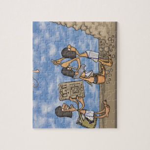 Building A pyramid Jigsaw Puzzle