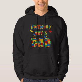 Building Block Dad Of Birthday Boy Hoodie