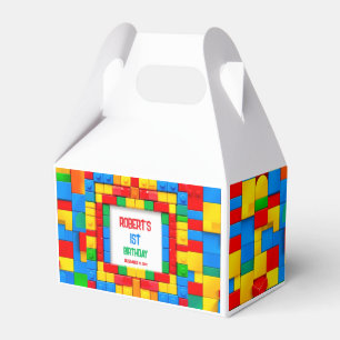 Building Blocks BIRTHDAY Favor Box