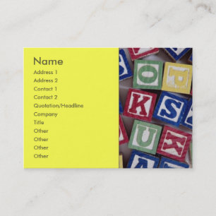 Building Blocks Business Card