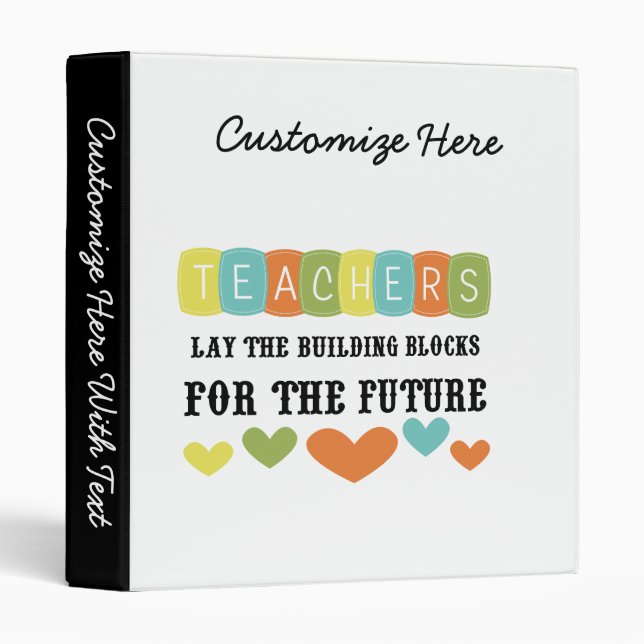 Building Blocks For The Future Binder (Front/Spine)