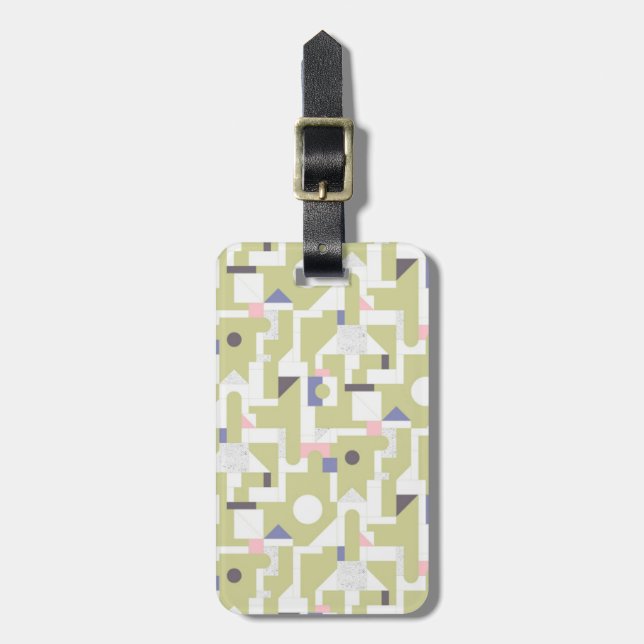 Building Blocks Luggage Tag (Front Vertical)