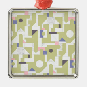 Building Blocks Metal Ornament