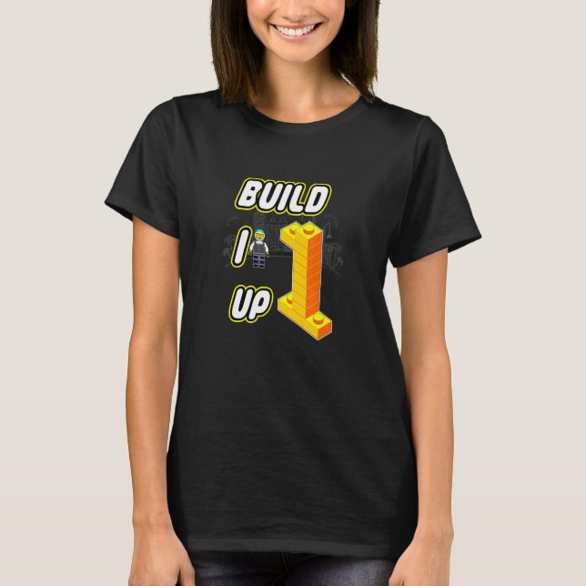 Building Blocks Motif Build It Up T-Shirt (Front)