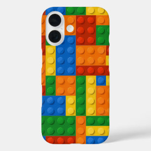 Building Blocks Pattern skin Toy Play Bricks iPhone 16 Case