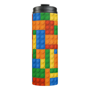 Building Blocks Pattern skin Toy Play Bricks Thermal Tumbler