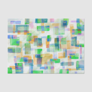 Building Blocks Pink Seafoam Tissue Paper