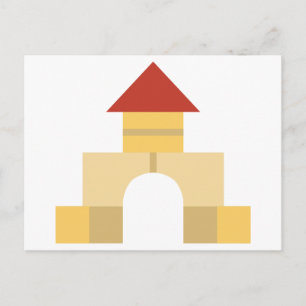 building blocks postcard