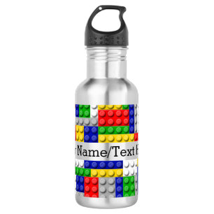 Building Blocks Primary Colour Boy's 532 Ml Water Bottle