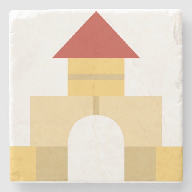 building blocks stone coaster (Front)