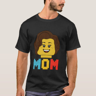 Building Bricks Blocks Mom Master Builder Matching T-Shirt