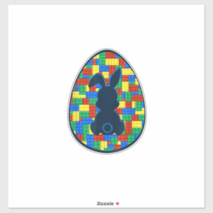 Building Bricks Easter Egg Bunny Boys Girl Family 