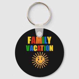 Building Bricks Family Vacation Matching Block Bui Keychain
