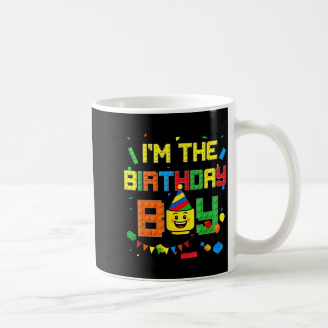 Building Bricks Im The Birthday Boy Blocks Coffee Mug (Right)