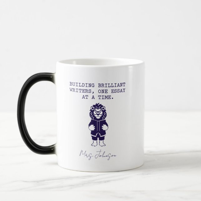 Building Brilliant Writers One Essay At A Time Magic Mug (Left)