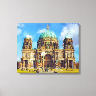 Building Canvas Print
