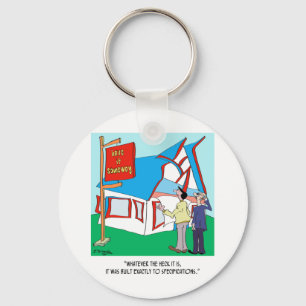 Building Cartoon 9233 Keychain