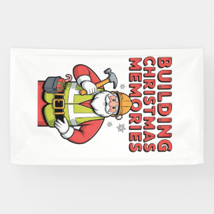 Building Christmas Memorie Family Matching 2025 Banner