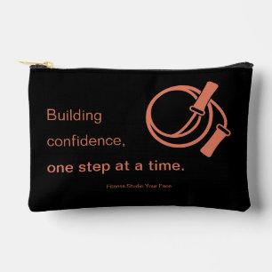 Building Confidence, One Step at a Time - Orange Accessory Pouch