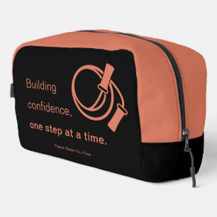 Building Confidence, One Step at a Time - Orange Dopp Kit