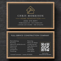 Building Construction Home Renovation Wood QR Code